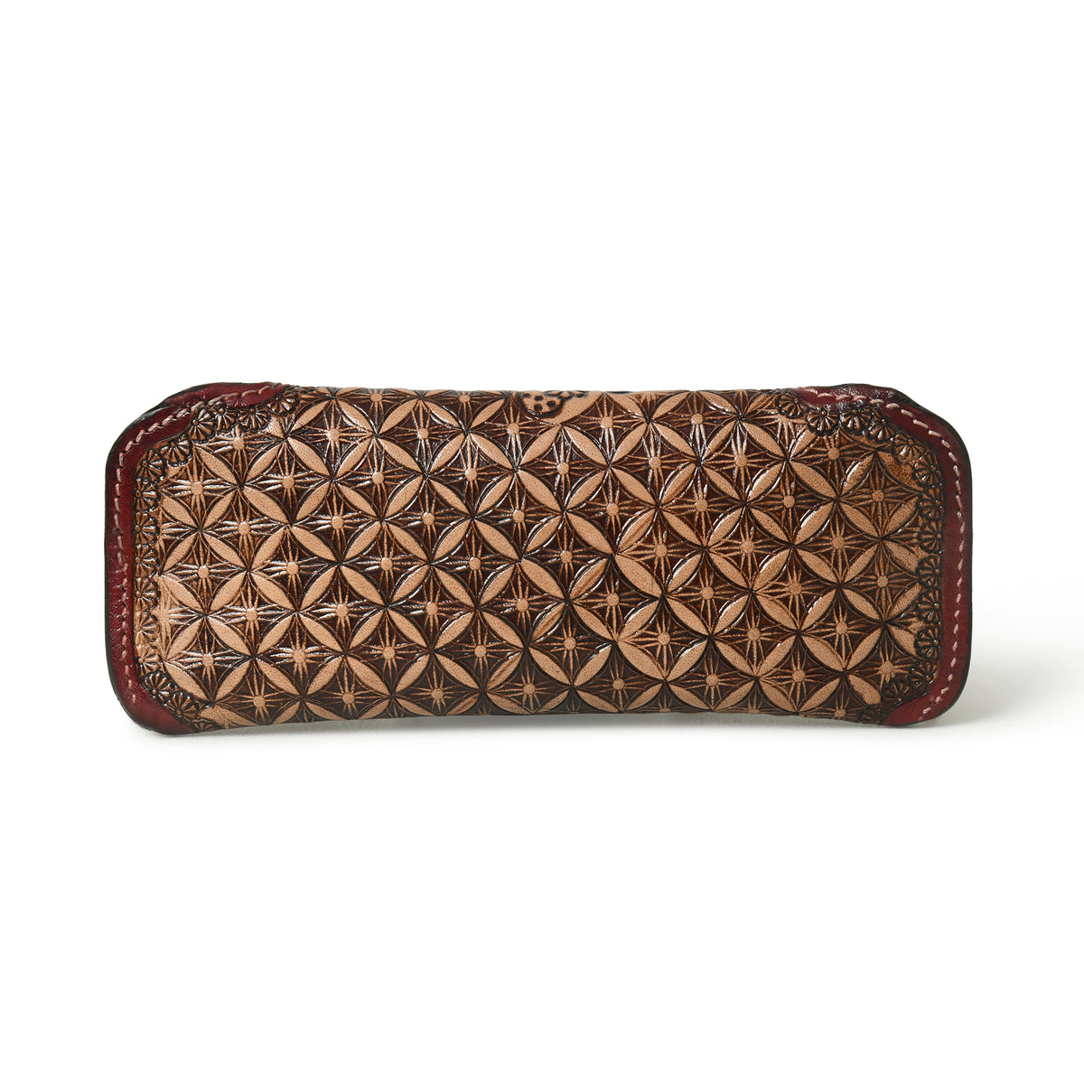 Elephant pattern leather sunglasses case, view 8 of 8