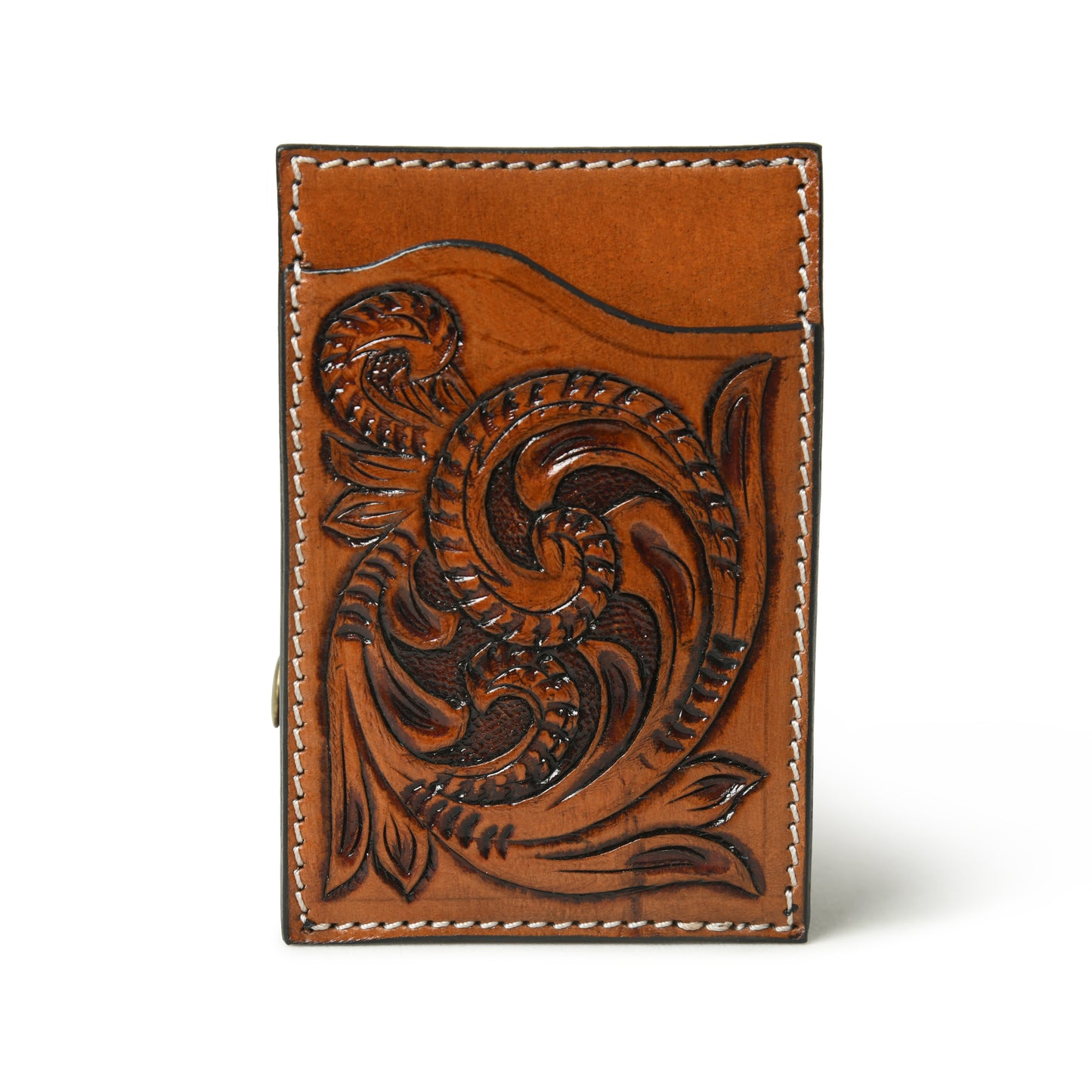 Premium Leather Card Holder - Handcrafted Genuine Leather Cardholder